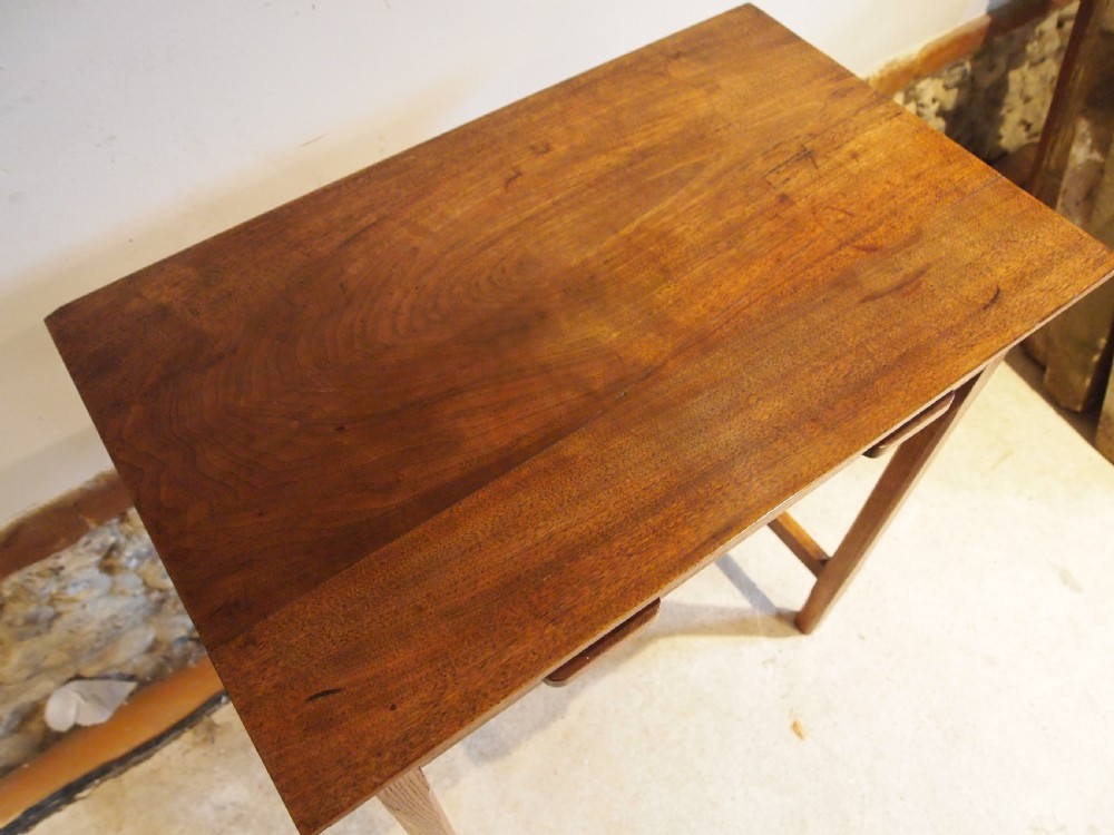 Table Arts & Crafts Cotswold School Oak Walnut c1920 View VIII