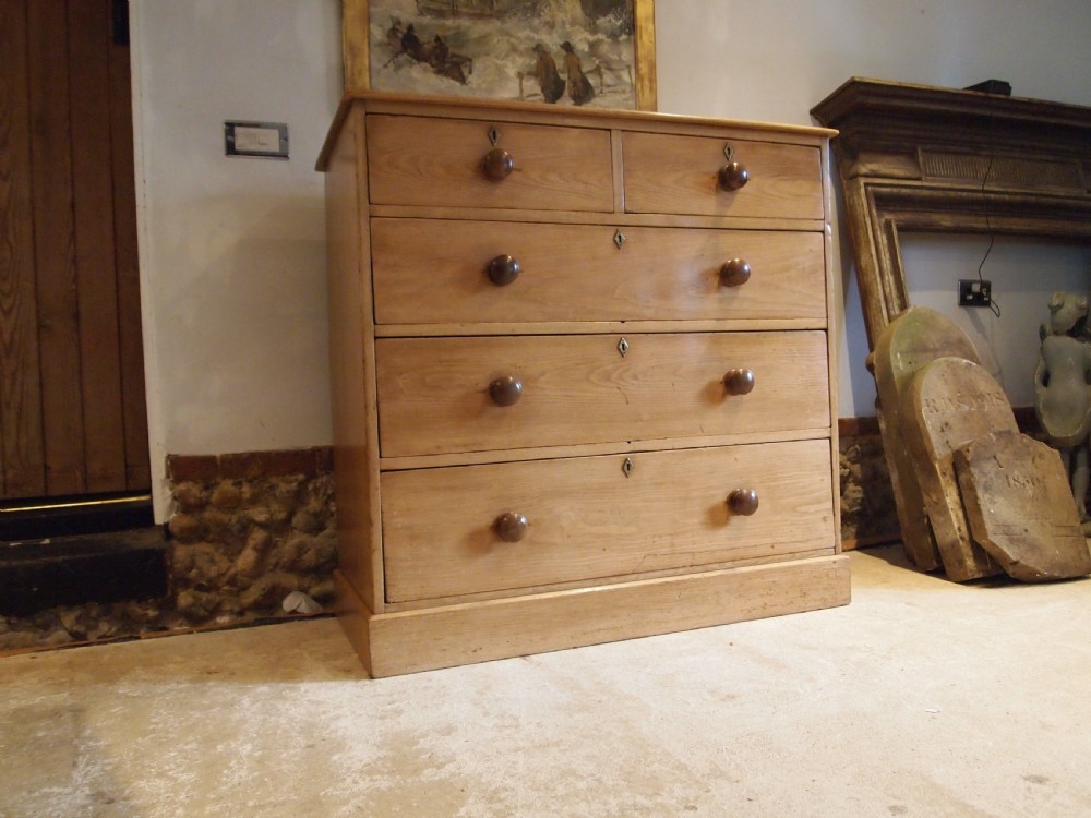 Chest of drawers Heals London Victorian Pine c1880