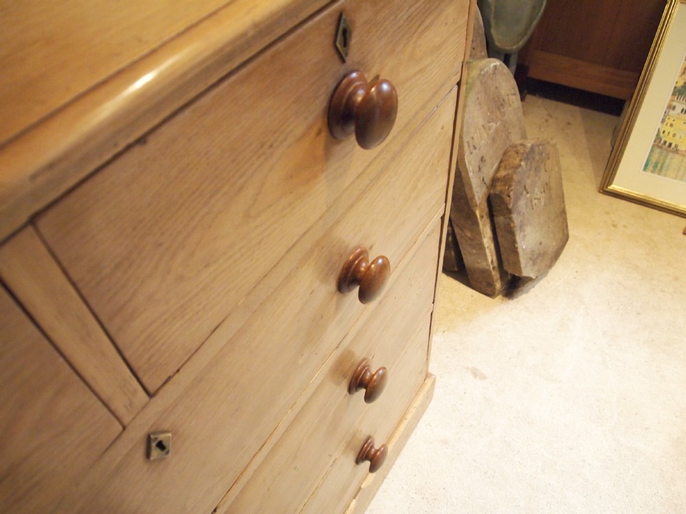 Chest of drawers Heals London Victorian Pine c1880 View II