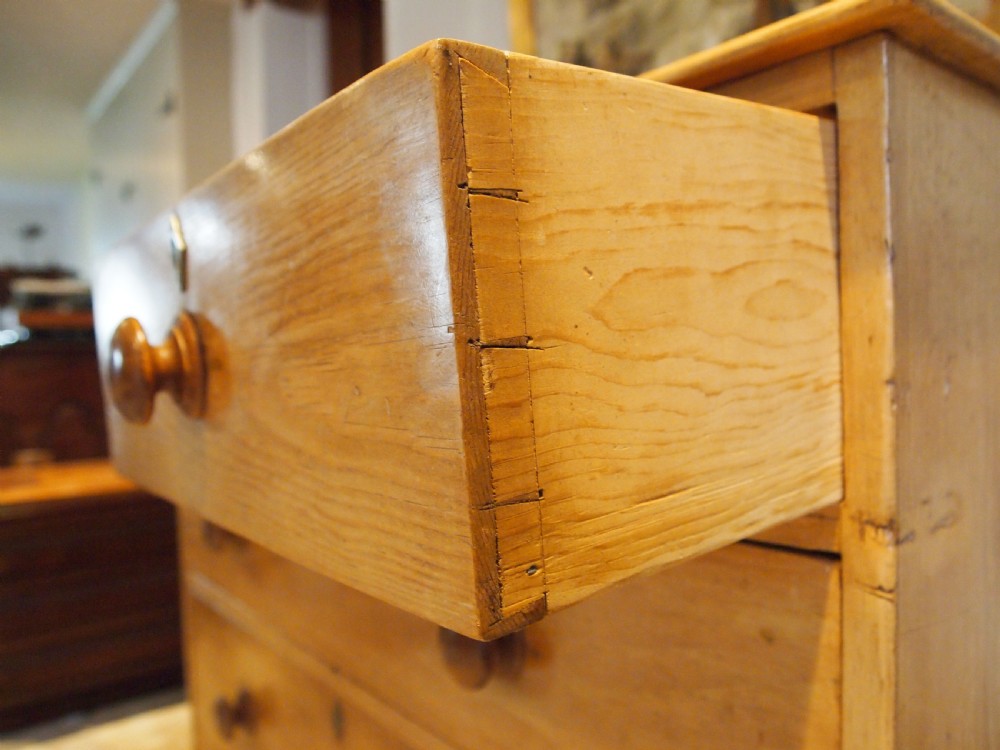 Chest of drawers Heals London Victorian Pine c1880 View V