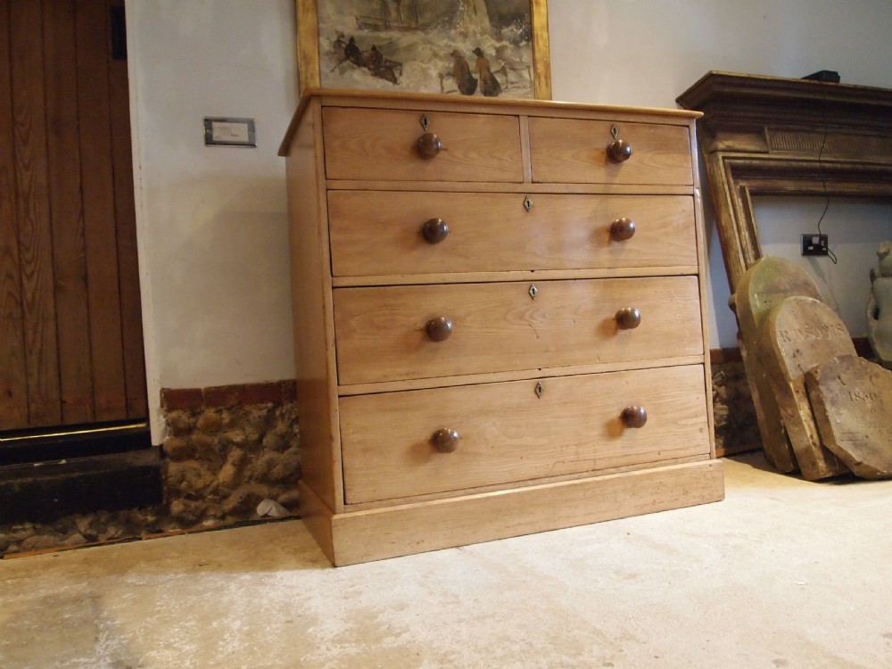Chest of drawers Heals London Victorian Pine c1880 View VII