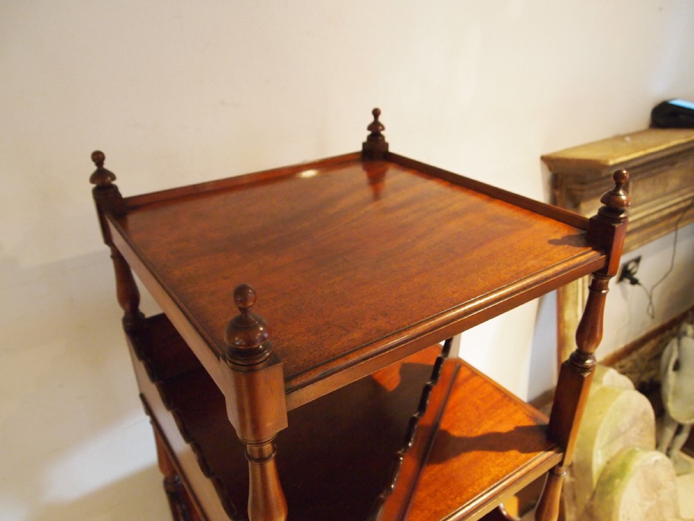Rare George IV Mahogany book case or Wotnot Seago family c1825 View IX