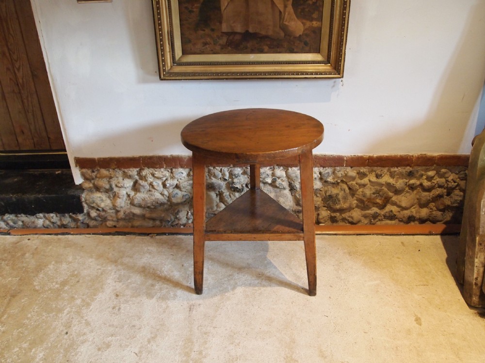 Table stunning Cricket table George III Pine c1800 View III
