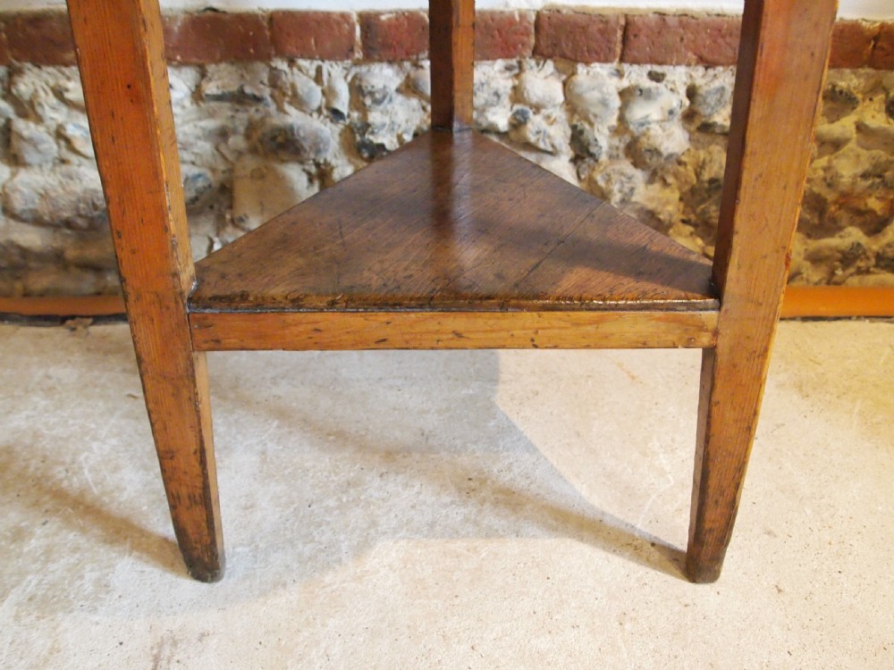 Table stunning Cricket table George III Pine c1800 View IV
