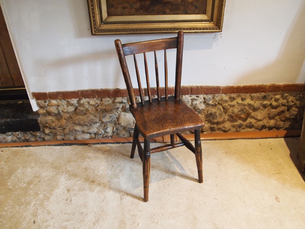 Chair rare Welsh primitive stick back Windsor chair c1800