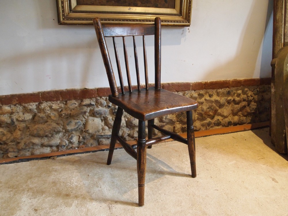 Chair rare Welsh primitive stick back Windsor chair c1800 View III