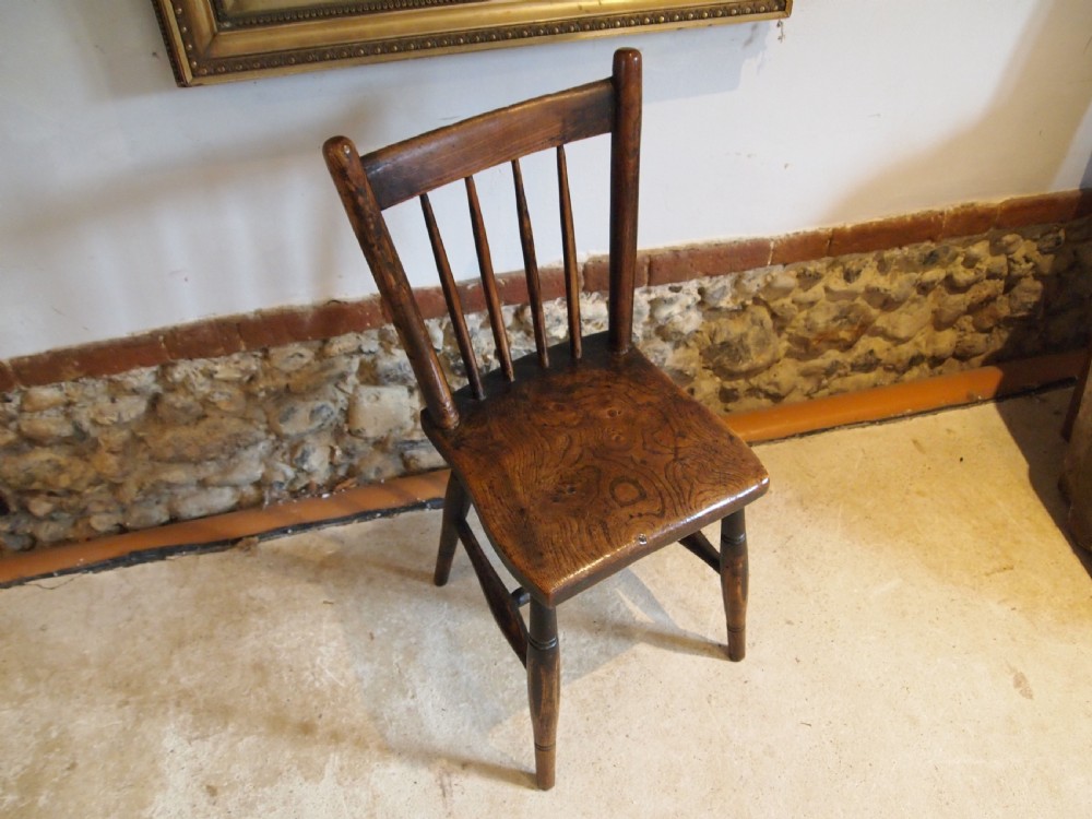 Chair rare Welsh primitive stick back Windsor chair c1800 View XI