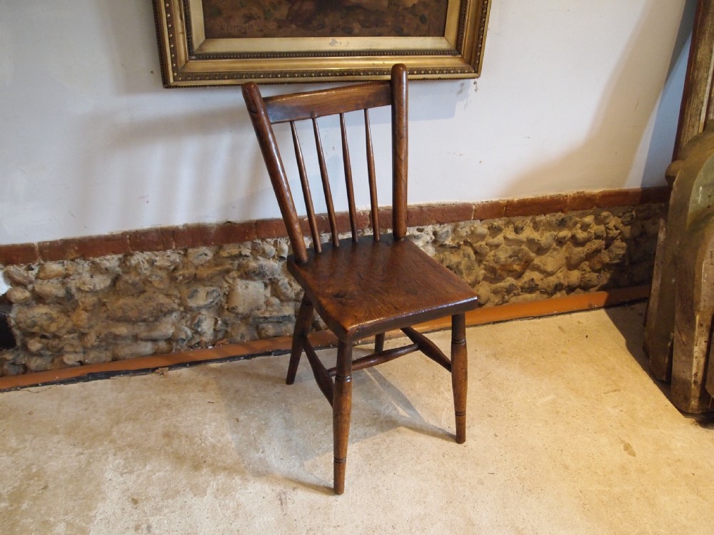 Chair rare Welsh primitive Windsor stick back c1800