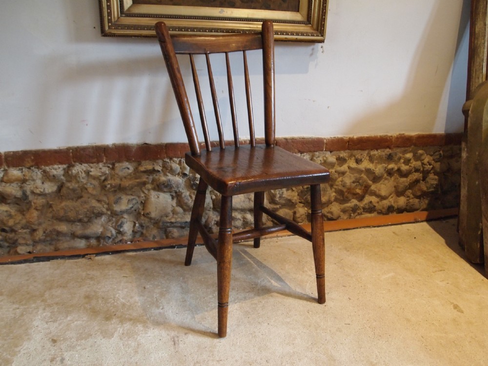 Chair rare Welsh primitive Windsor stick back c1800 View VII