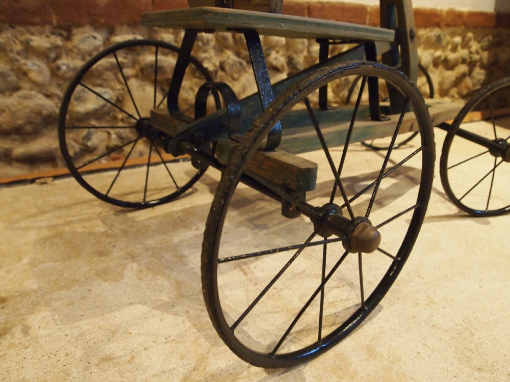 Edwardian street runner push pull go kart c1910 View VI