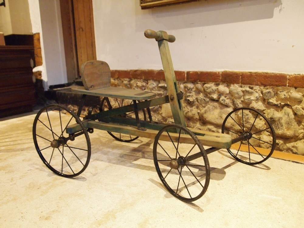 Edwardian street runner push pull go kart c1910 View VII