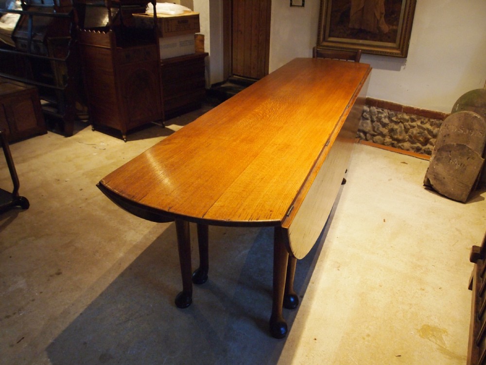 Table hunt or wake dining farmhouse refectory seats 12 Oak c1920 View VIII