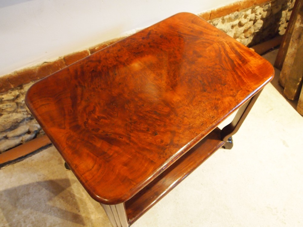 Table coffee low side lamp Art Deco Burr Walnut C W Burns c1930 View III
