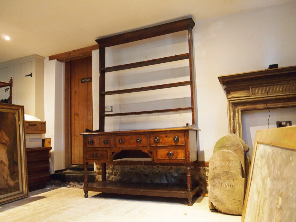 Dresser stunning Welsh Oak Carmarthenshire c1820 View XI