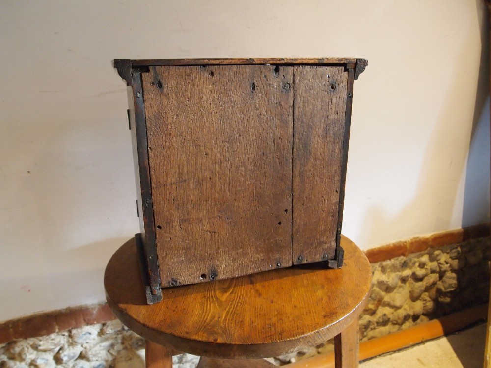 Cupboard spice cabinet George I Oak c1720 View X