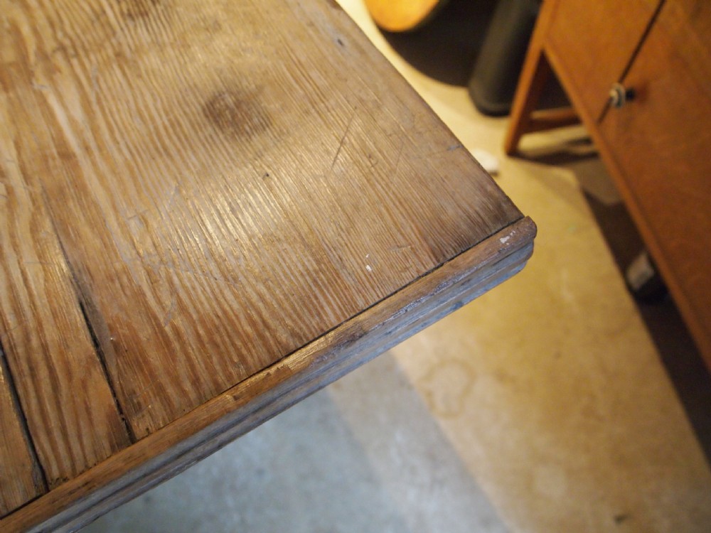 Table large refectory farmhouse dining Elveden Estate c1880 View IV