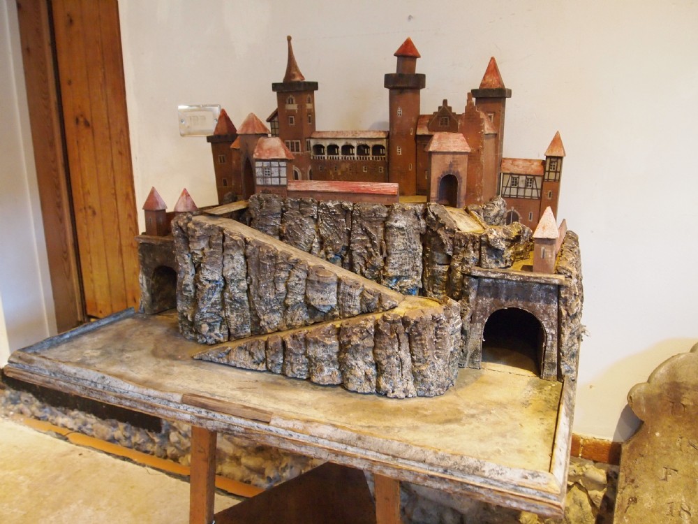 Castle Scratch built Edwardian folk art German c1900