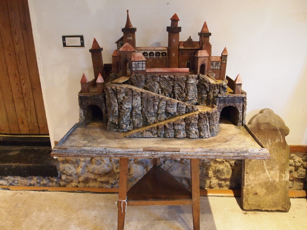 Castle Scratch built Edwardian folk art German c1900 View II