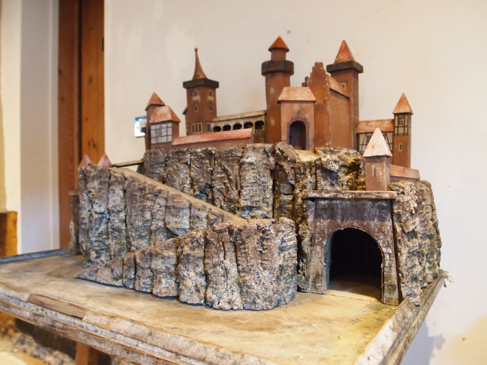 Castle Scratch built Edwardian folk art German c1900 View VII
