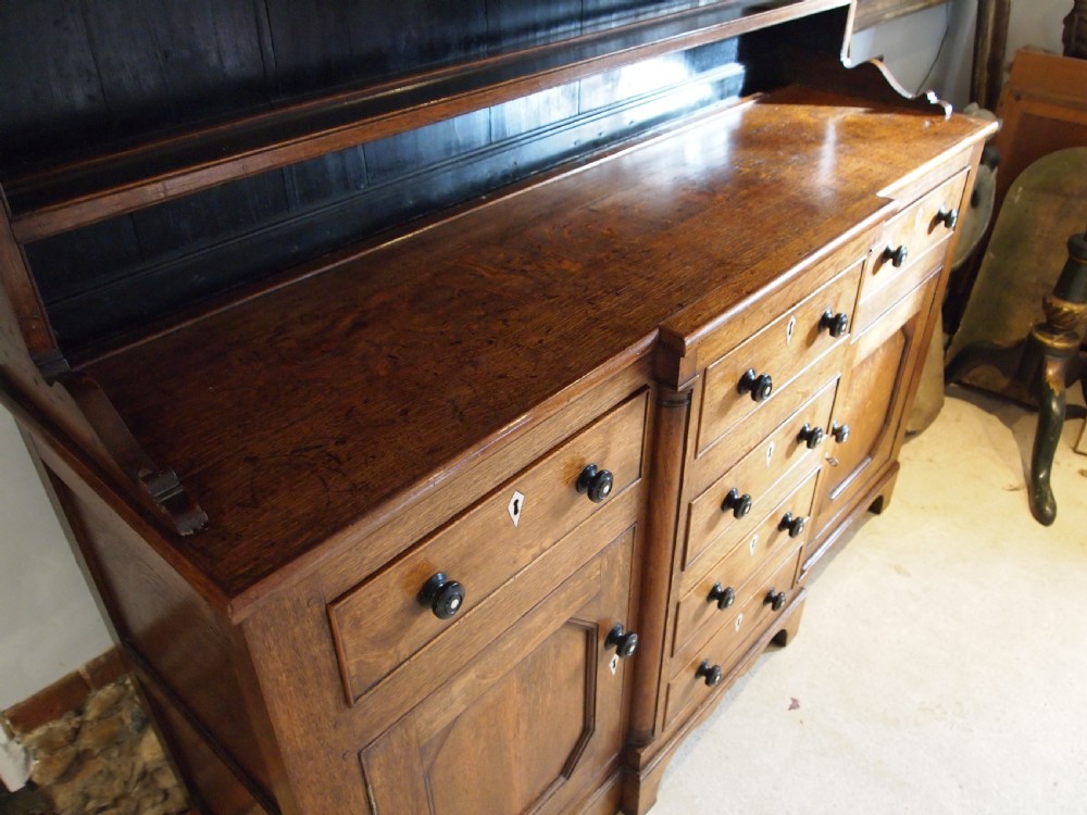 Dresser fine Welsh Oak North Wales Anglesey c1800 View VII