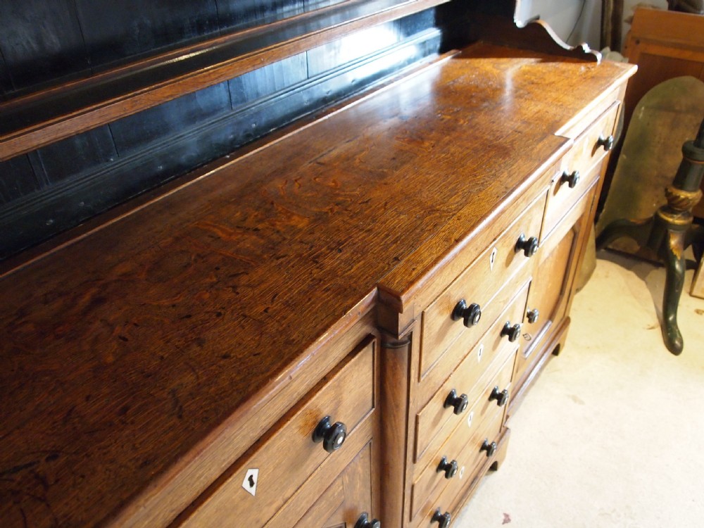 Dresser fine Welsh Oak North Wales Anglesey c1800 View IX