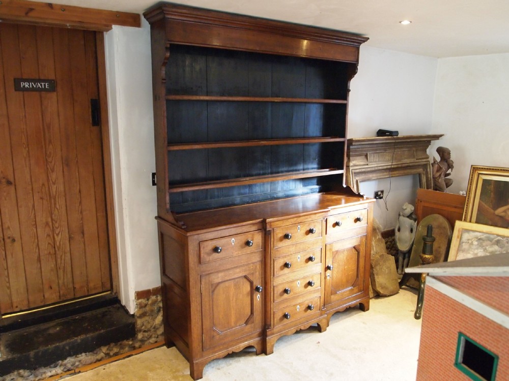 Dresser fine Welsh Oak North Wales Anglesey c1800 View X