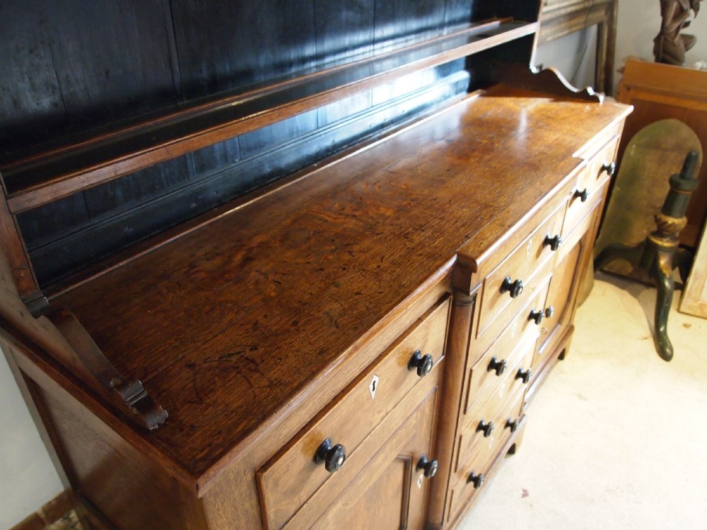 Dresser fine Welsh Oak North Wales Anglesey c1800 View XV