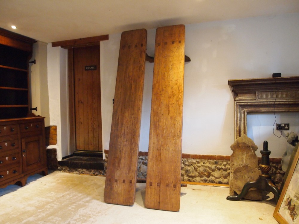 Benches wonderful pair of Victorian deep seat Oak c1890 View VII