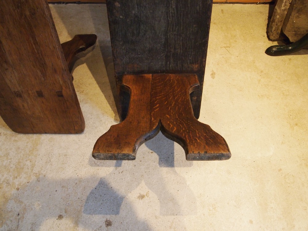 Benches wonderful pair of Victorian deep seat Oak c1890 View XII