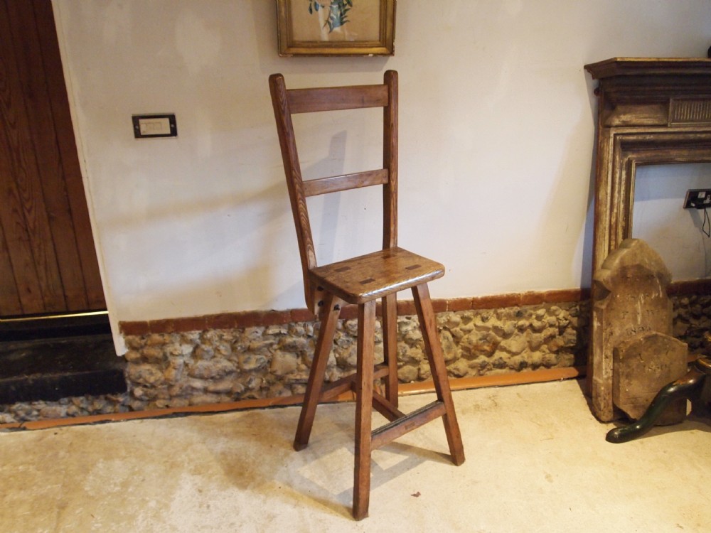 Chair very rare Victorian artist or professors chair C1880