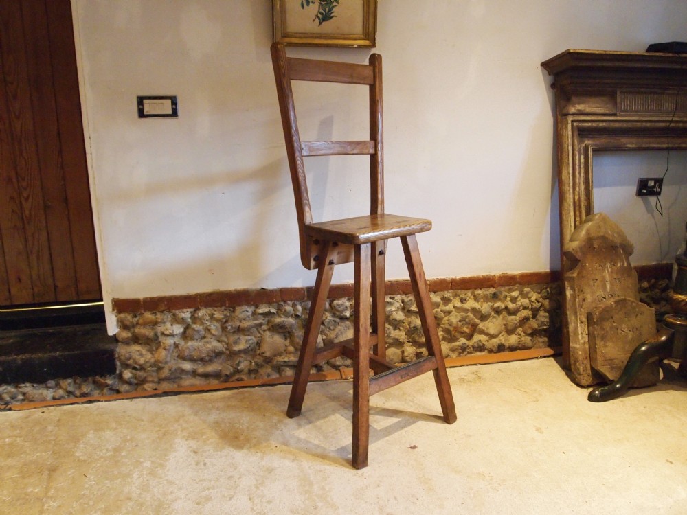 Chair very rare Victorian artist or professors chair C1880 View VII