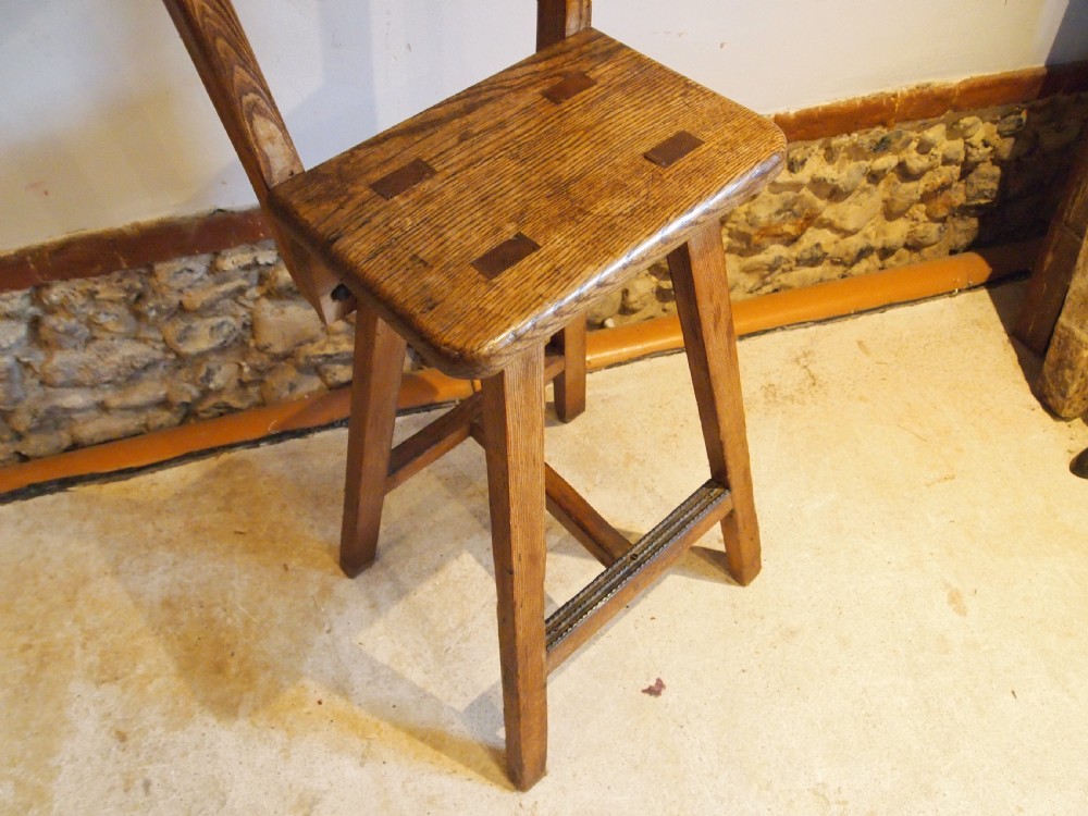 Chair very rare Victorian artist or professors chair C1880 View VIII