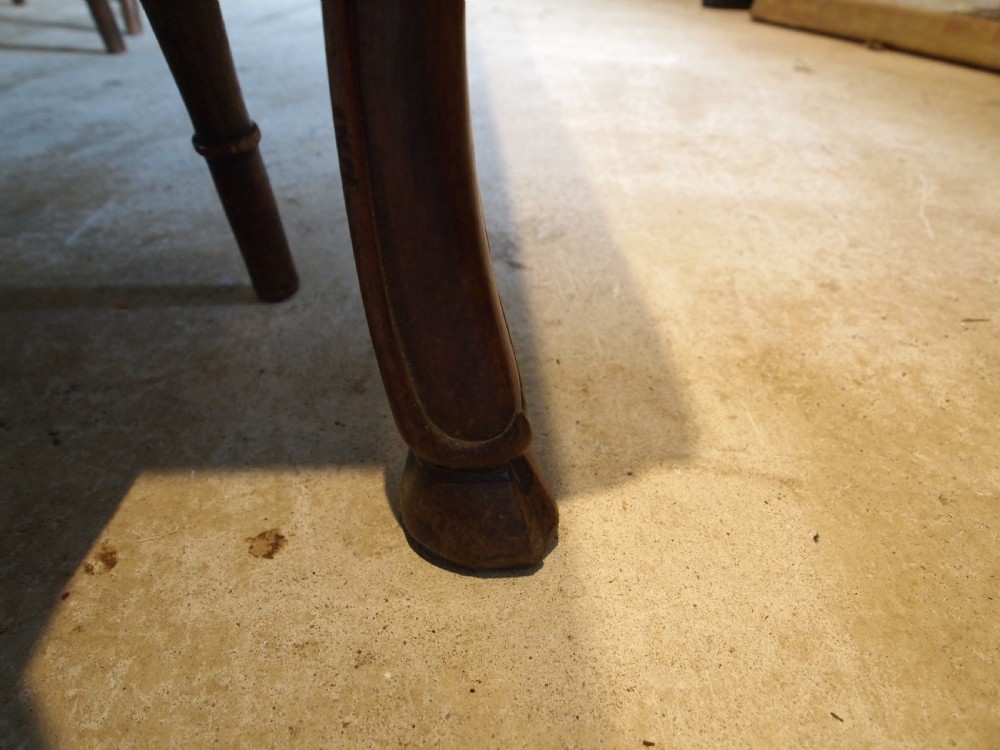Table refectory farmhouse dining French Cherry wood c1900 View X