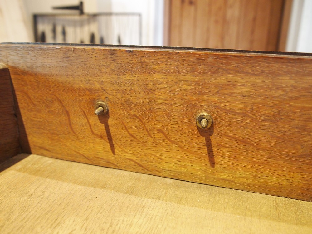 Rare Norfolk George III Oak Chest on Chest chest of drawers c1800 View VIII