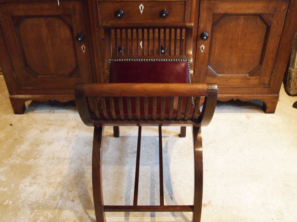 Stool fine Victorian JAS Shoolbred inlaid c1880 View X