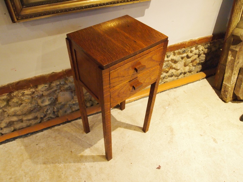 Table Oak Heals style Cotswold school design c1930 View IX