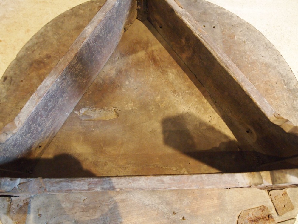 Cricket table very rare George III Burr Elm c1770 View VI