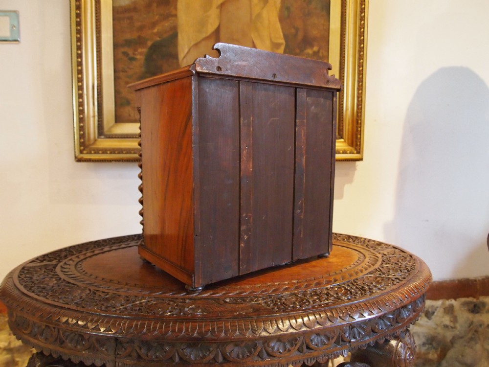 Chest of drawers Miniature Fine Victorian Walnut apprentice c1840 View XII