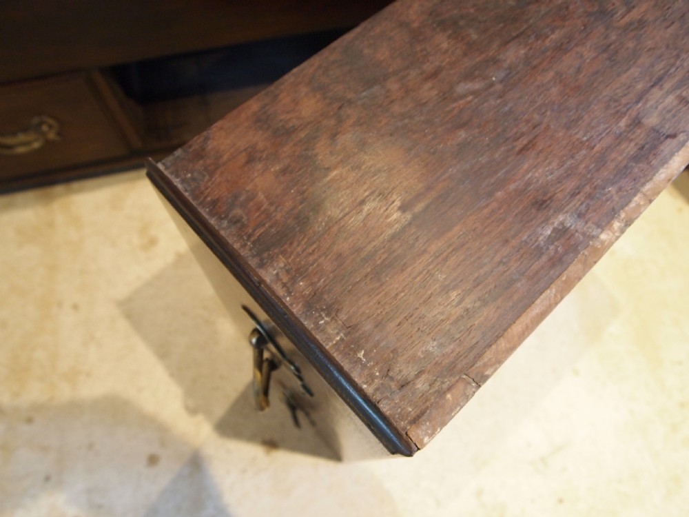 Coffer very rare George II Padouk trunk chest blanket box c1750 View VIII