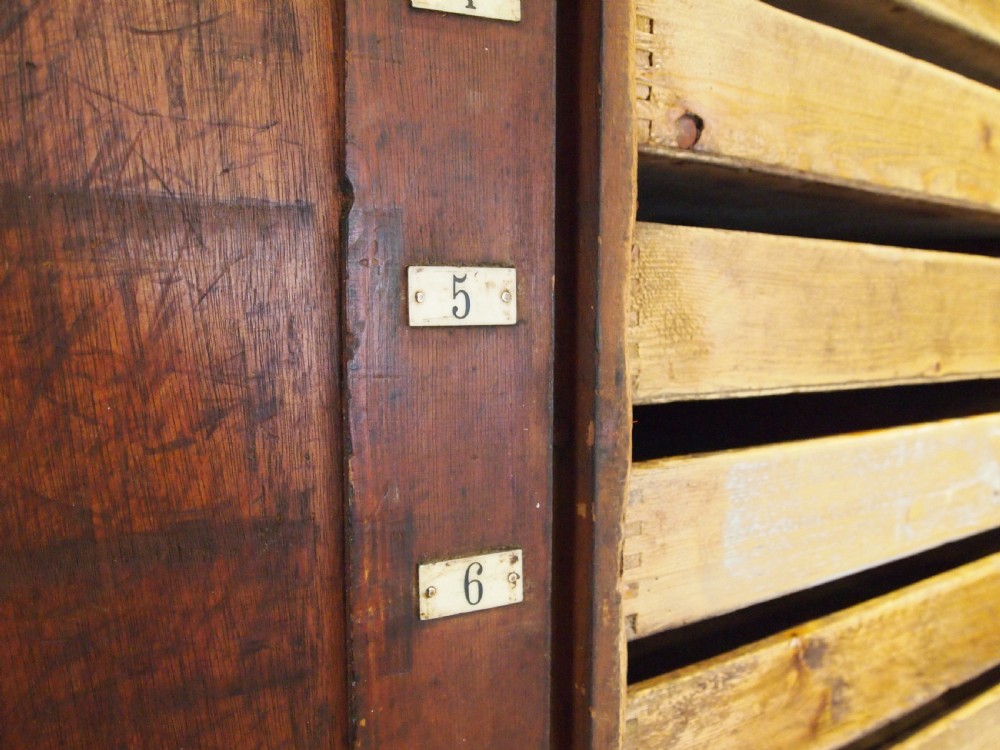Cupboard internal drawers Bakers collectors cabinet chest of drawers c1890 View V