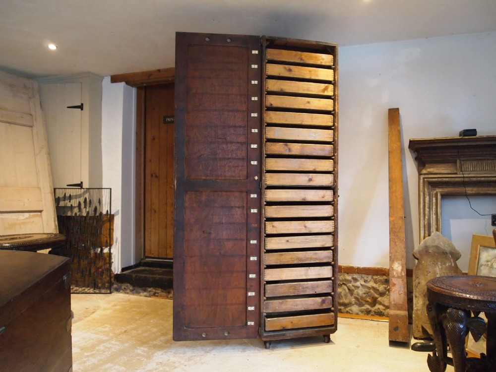 Cupboard internal drawers Bakers collectors cabinet chest of drawers c1890 View VIII