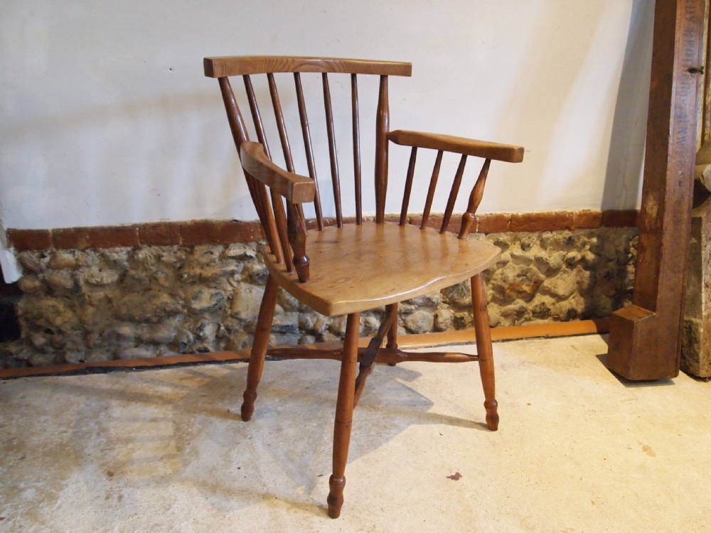 Chair Windsor Manner of Heals or Cotswold school Yew/Elm c1930 View VI