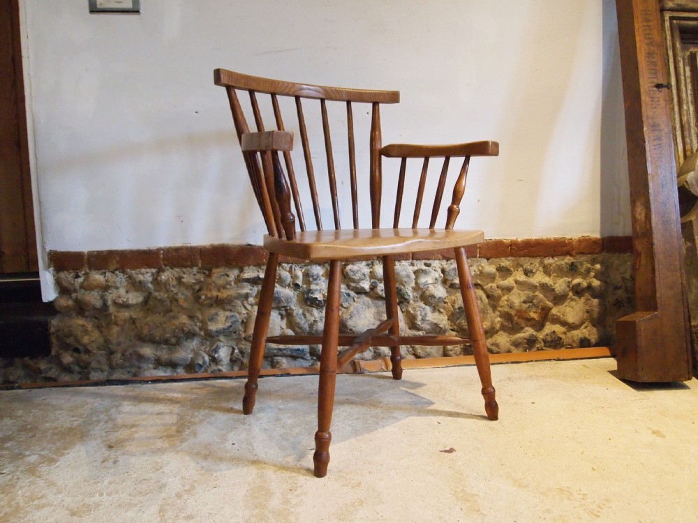 Chair Windsor Manner of Heals or Cotswold school Yew/Elm c1930 View XII
