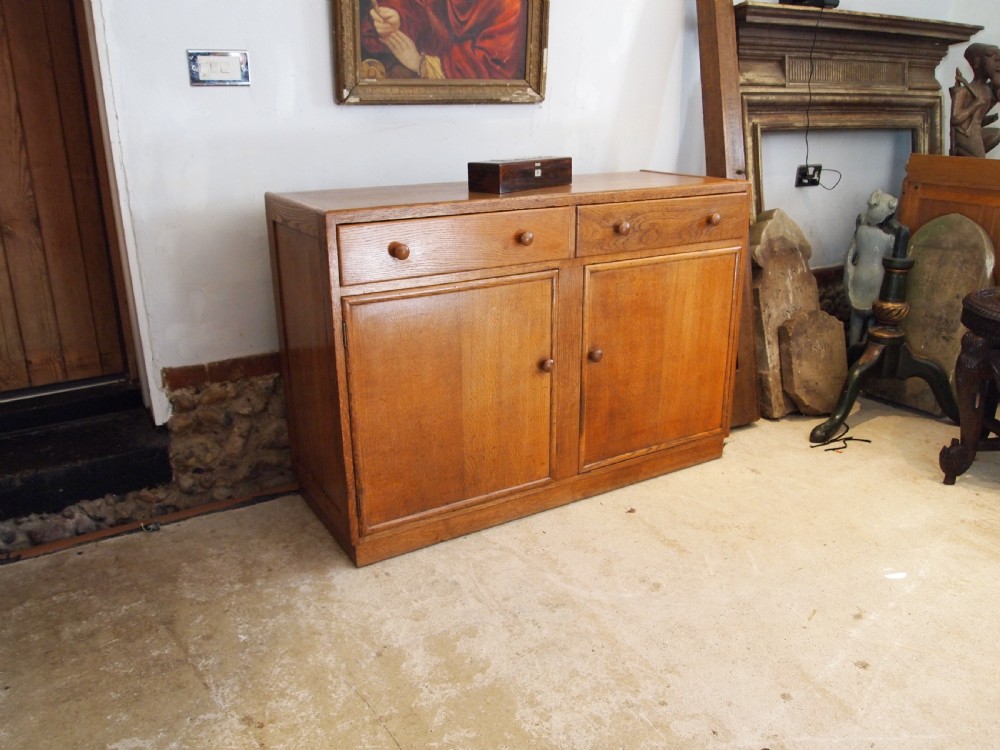 Sideboard or Dresser manner of Heals or Cotswold school Oak c1930