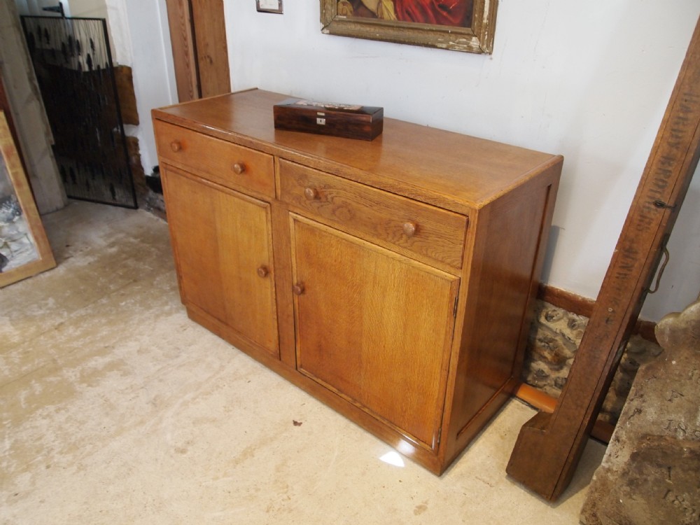 Sideboard or Dresser manner of Heals or Cotswold school Oak c1930 View II