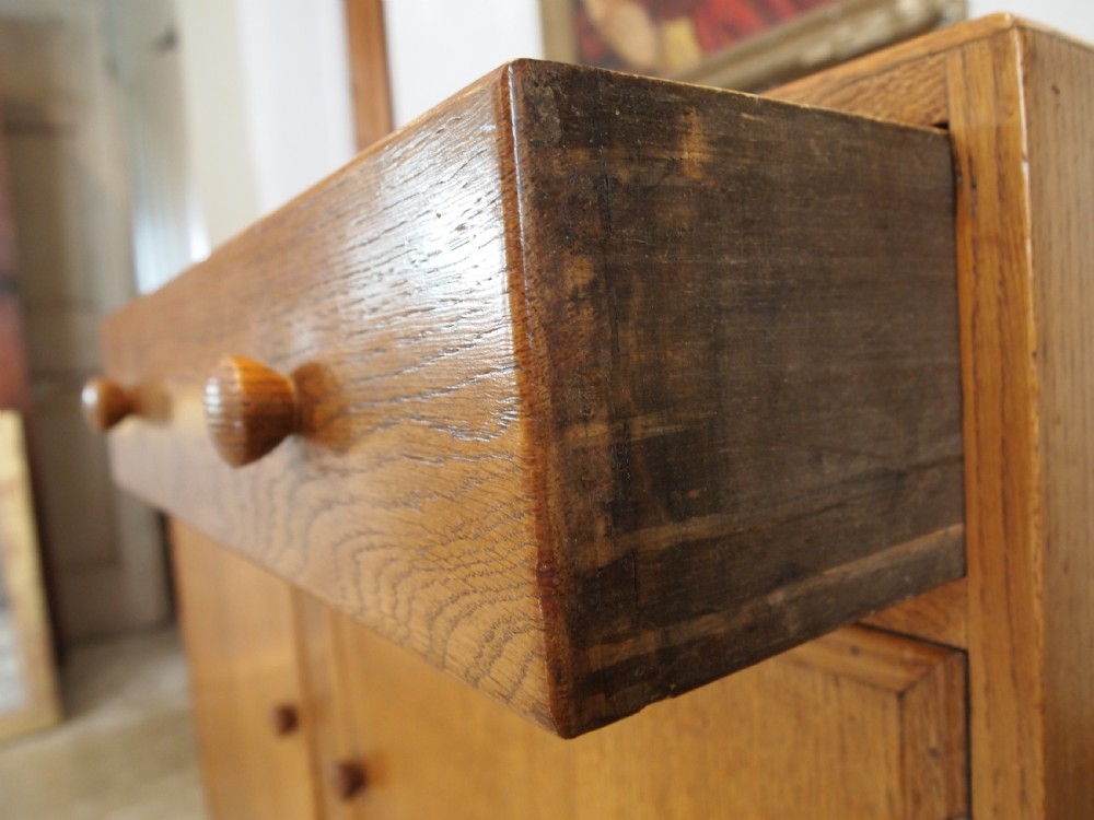 Sideboard or Dresser manner of Heals or Cotswold school Oak c1930 View VI