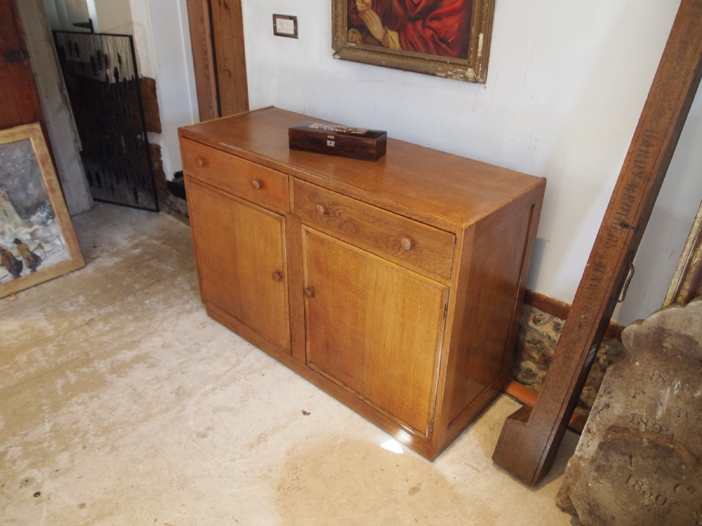 Sideboard or Dresser manner of Heals or Cotswold school Oak c1930 View VII