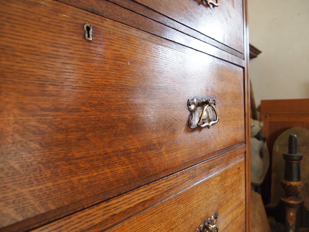 Chest of drawers rare Victorian Arts and Crafts c1890 View VIII