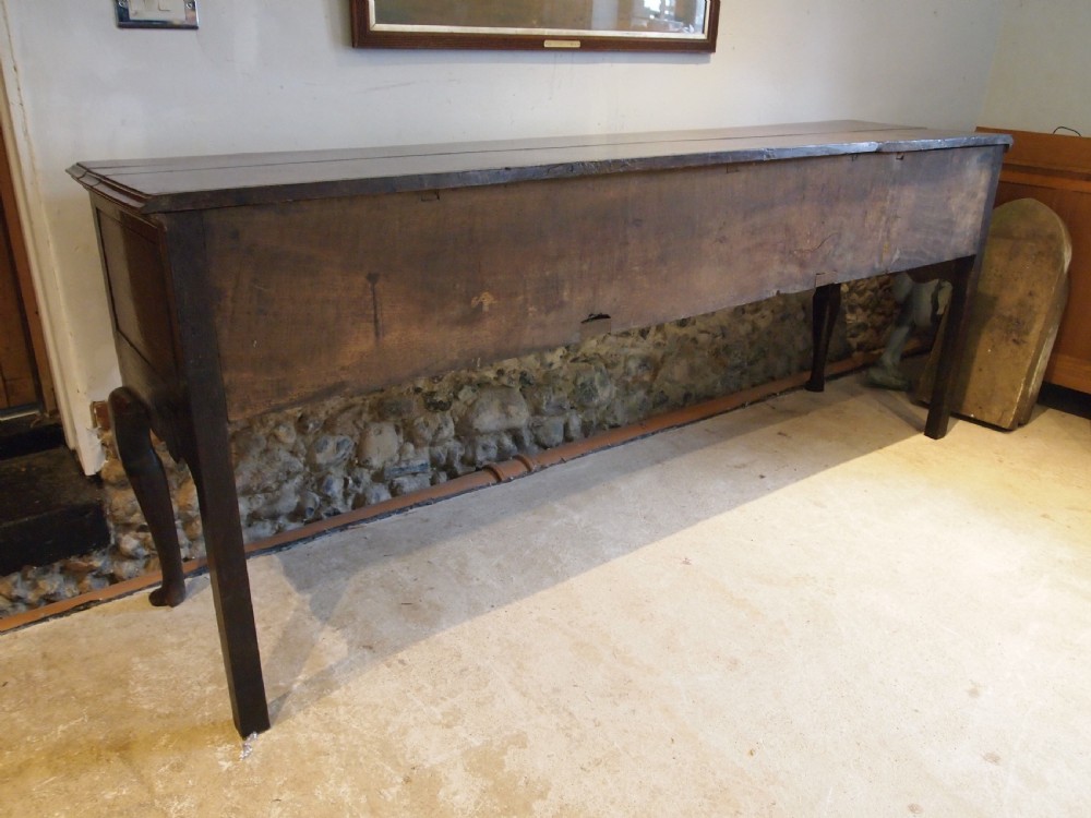 Rare large Dresser George III Oak stunning c1760 View VII