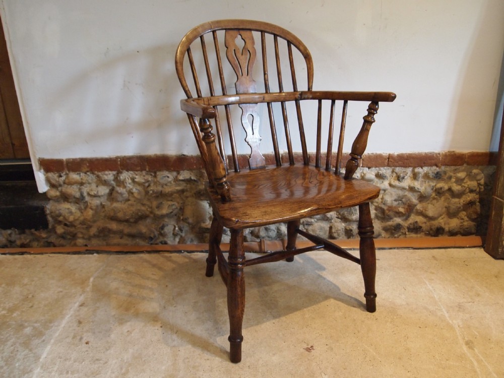 Chair stunning early Victorian Windsor Ash and Elm c1840 View III